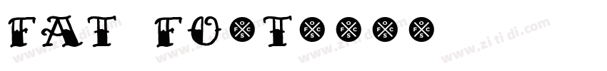 FAT FONT字体转换